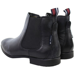 Ben Sherman Lombard Mens Black Chelsea Boots