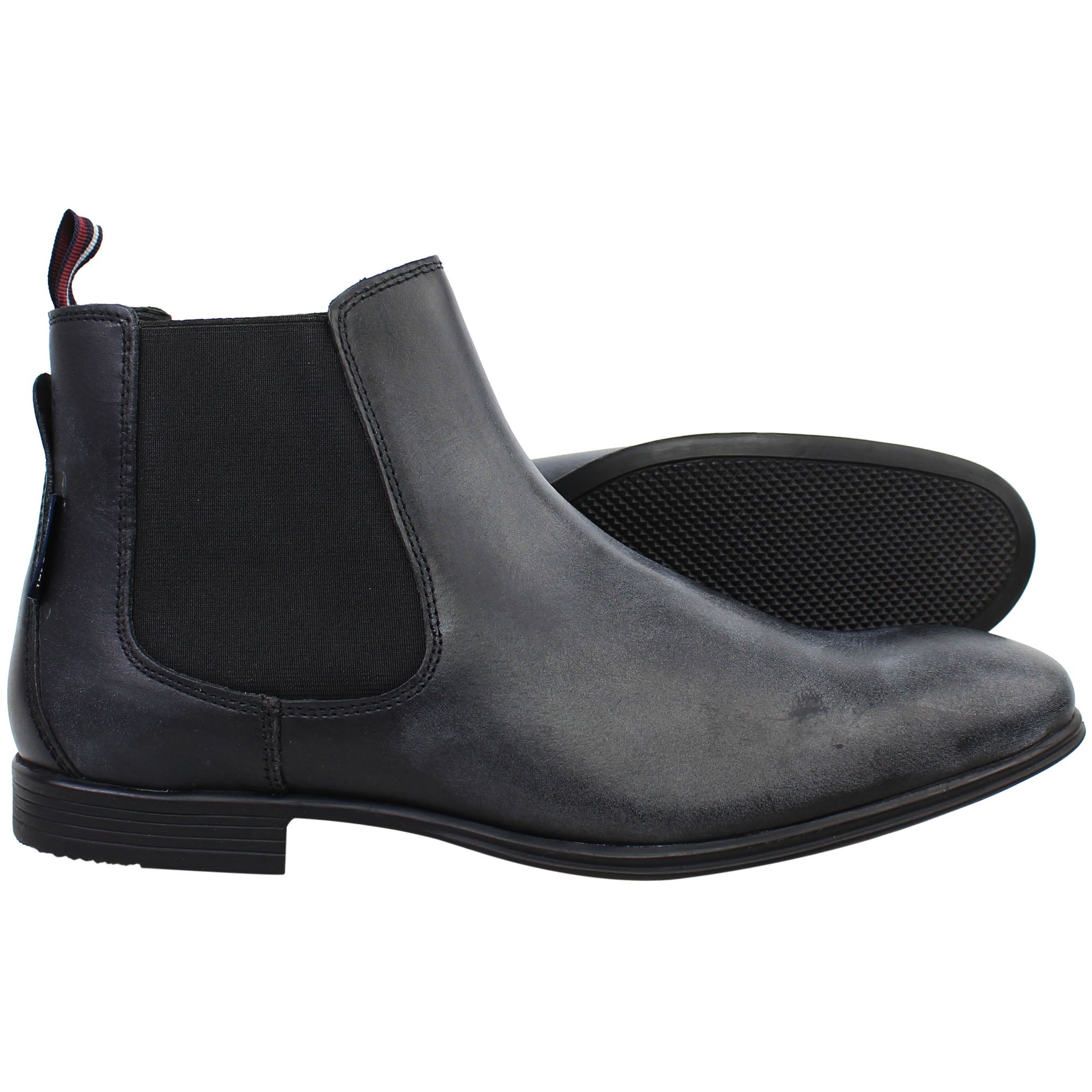 Ben Sherman Lombard Mens Black Chelsea Boots