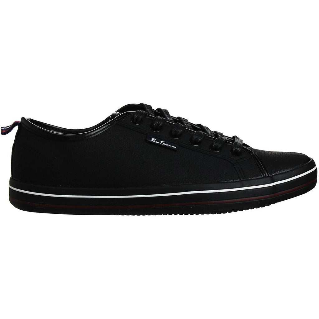 Ben Sherman Lowell Mens Black Plimsolls