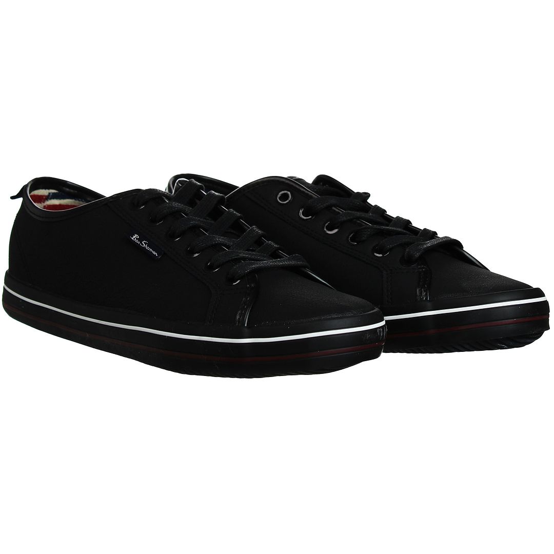 Ben Sherman Lowell Mens Black Plimsolls