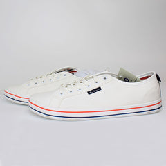 Ben Sherman Lowell Mens White Plimsolls SCUFF