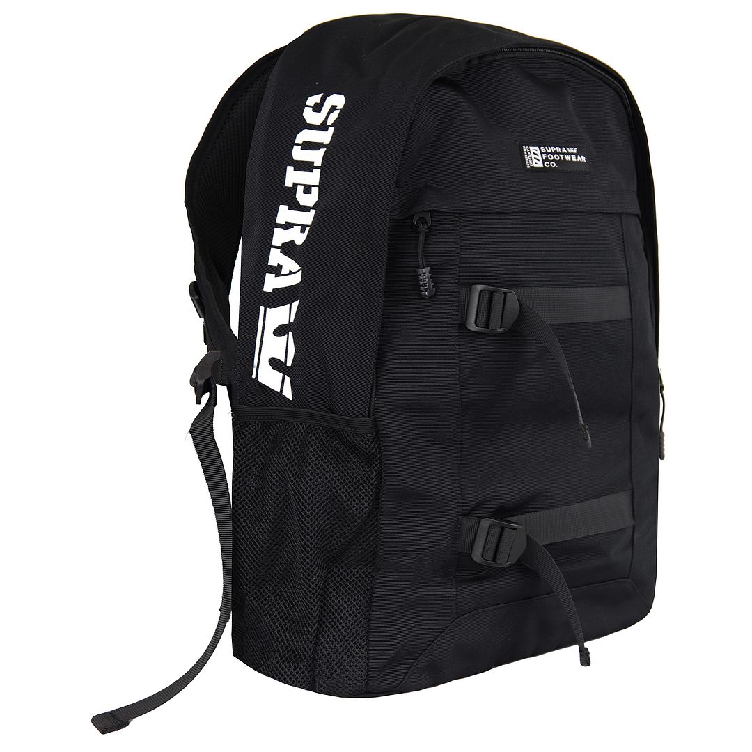 Supra Adjustable Strap Black Unisex Challenge Backpack