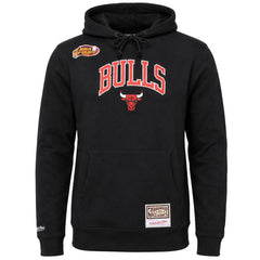 Mitchell & Ness NBA Chicago Bulls Arch Mens Black Hoodie