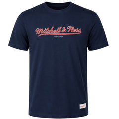 Mitchell & Ness Classic Mens Navy T-Shirt