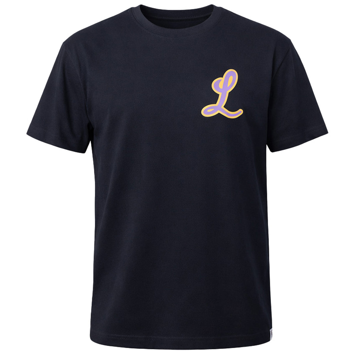 Mitchell & Ness LA Lakers First Letter Mens Black T-Shirt