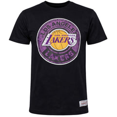 Mitchell & Ness NBA Los Angeles Lakers Tonal Floral Mens Black T-Shirt