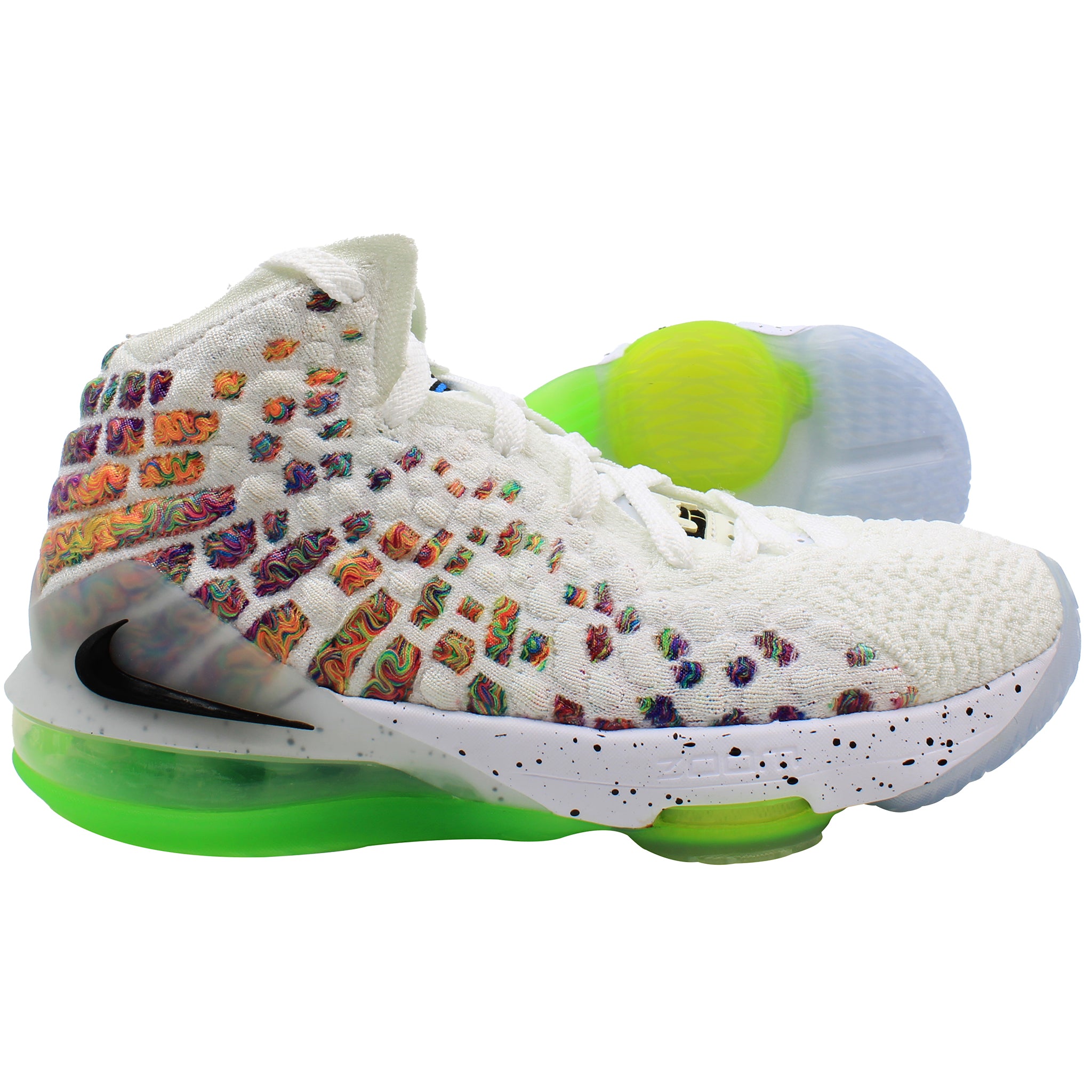 Nike Lebron XVII Kids White Trainers