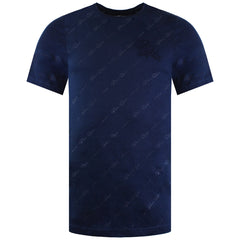 Born Rich Skript Mens Navy T-Shirt