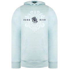 Born Rich Jairo Mens Blue Surf Hoodie