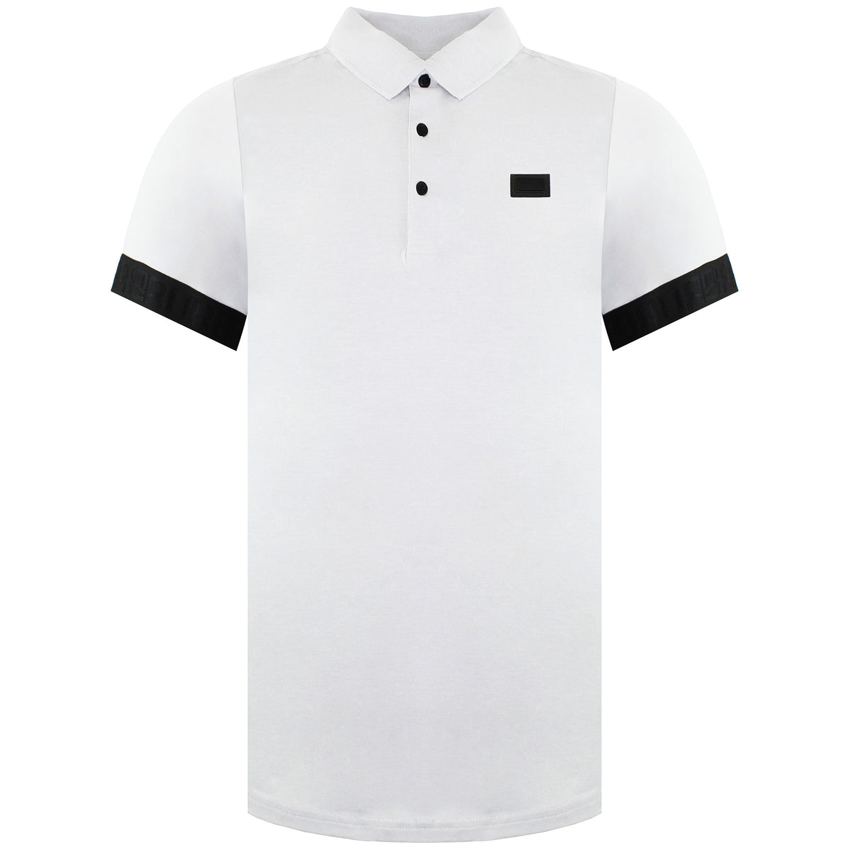 Born Rich Nimani Mens White Polo Shirt