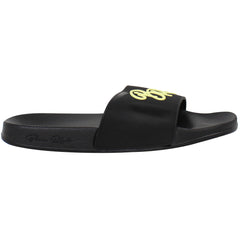 Born Rich Barreca Mens Black/Yellow Sliders
