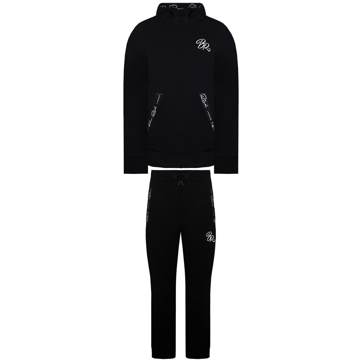 Born Rich Foletti Mens Black Tracksuit