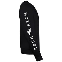 Born Rich Elvan Crew Mens Black Tracksuit
