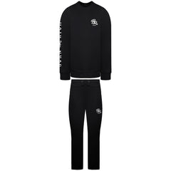 Born Rich Elvan Crew Mens Black Tracksuit