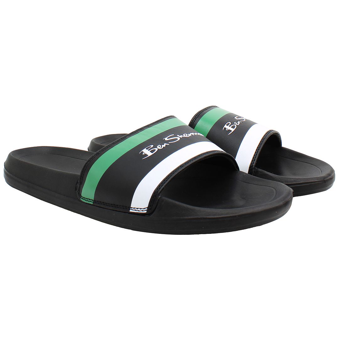 Ben Sherman Sidney Mens Black Flip-Flops