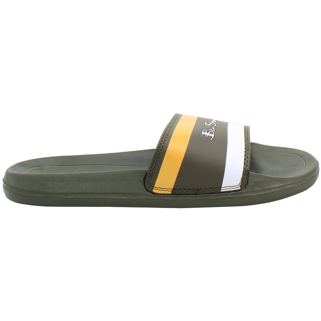 Ben Sherman Sidney Mens Green Flip-Flops