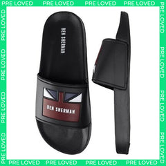 Ben Sherman Union Mens Black Sliders  NO BOX