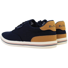 Ben Sherman Lester Mens Navy Plimsolls