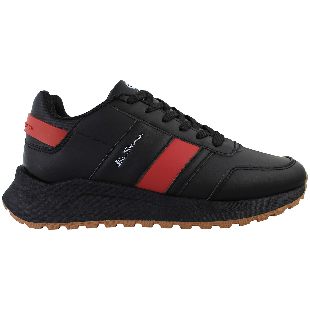Ben Sherman Jackman Retro Mens Black Trainers