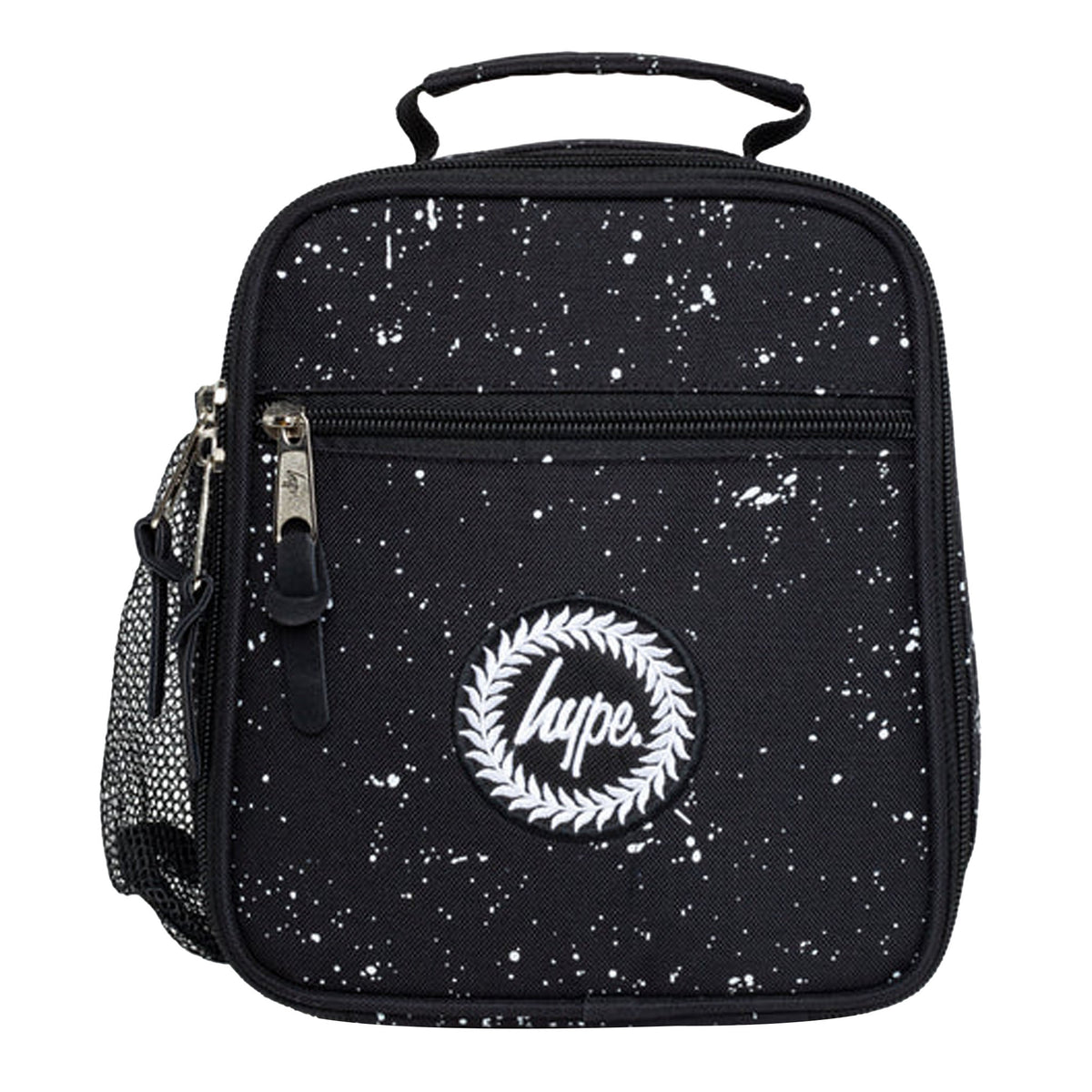Hype Speckle Kids Black Lunch Bag
