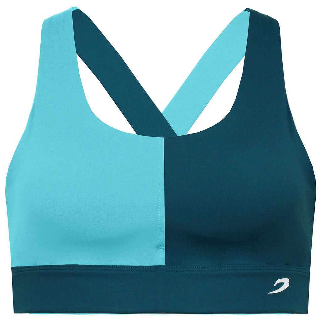 BoxRaw Lisa Womens Teal Sports Bra