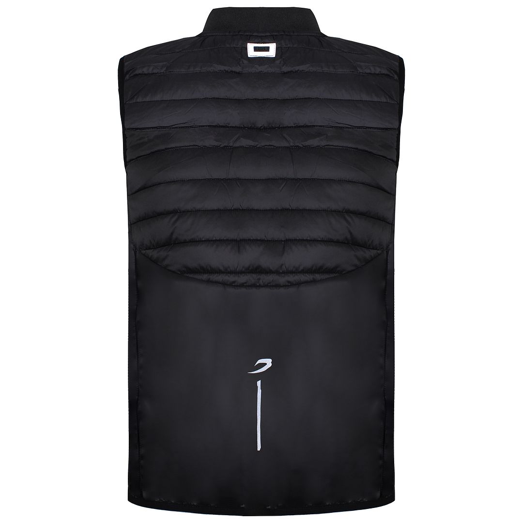 BoxRaw Nelson Mens Black Gilet