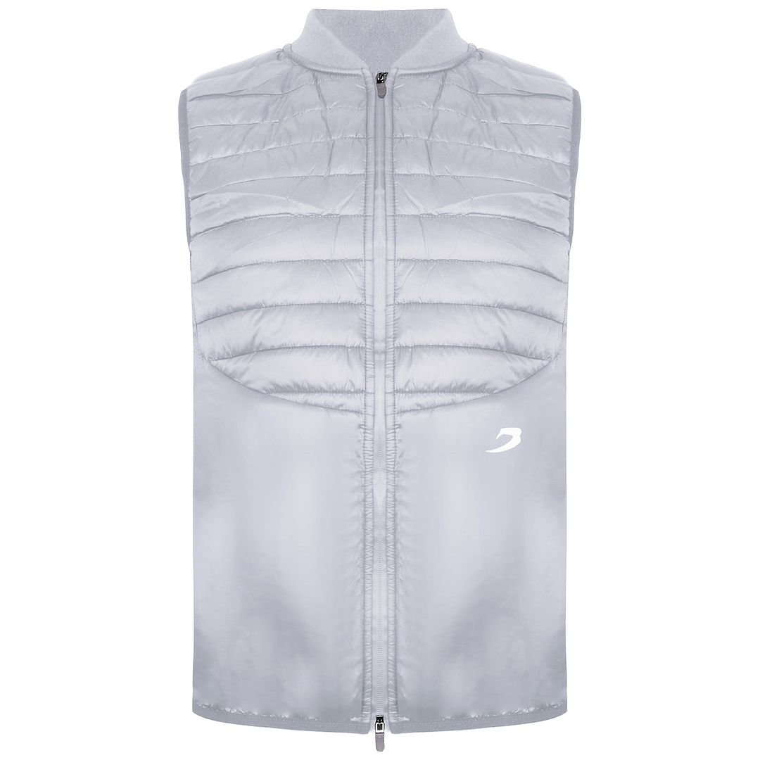 BoxRaw Nelson Mens Light Grey Gilet