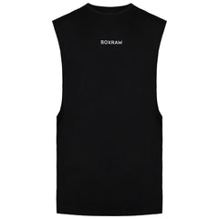 BoxRaw SMRT-TEC Mens Black Muscle Tank Top