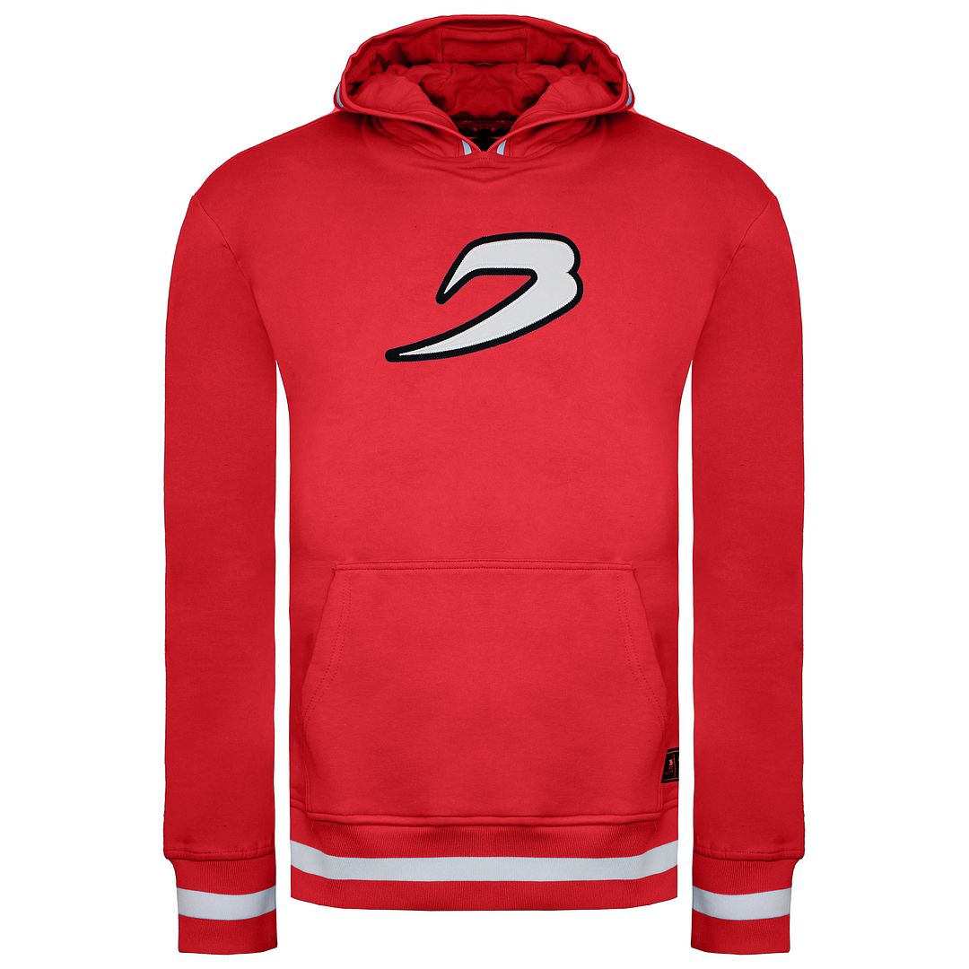 BoxRaw 36 by Teddy Mens Red Atlas Hoodie