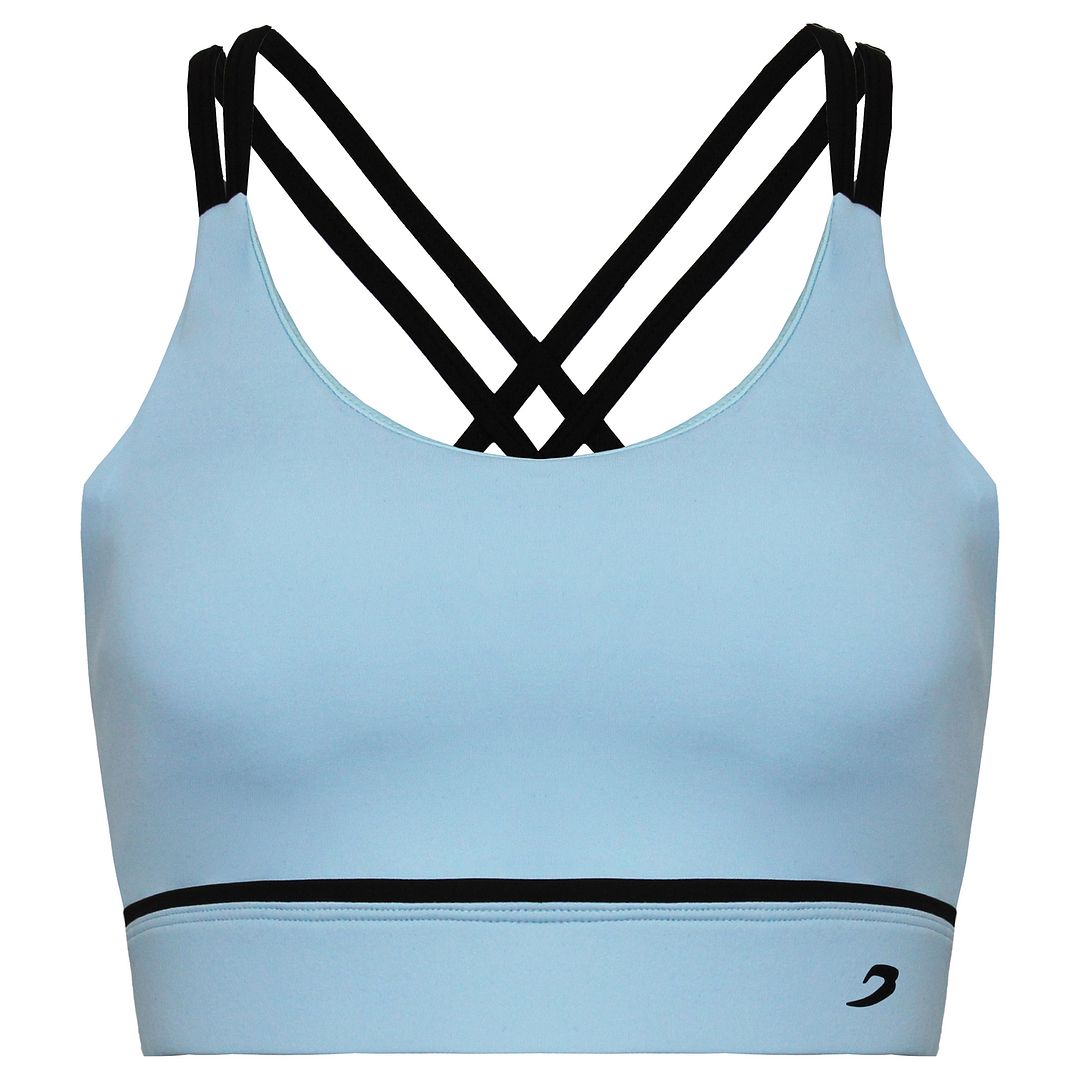 BoxRaw Valerie Womens Baby Blue Sports Bra