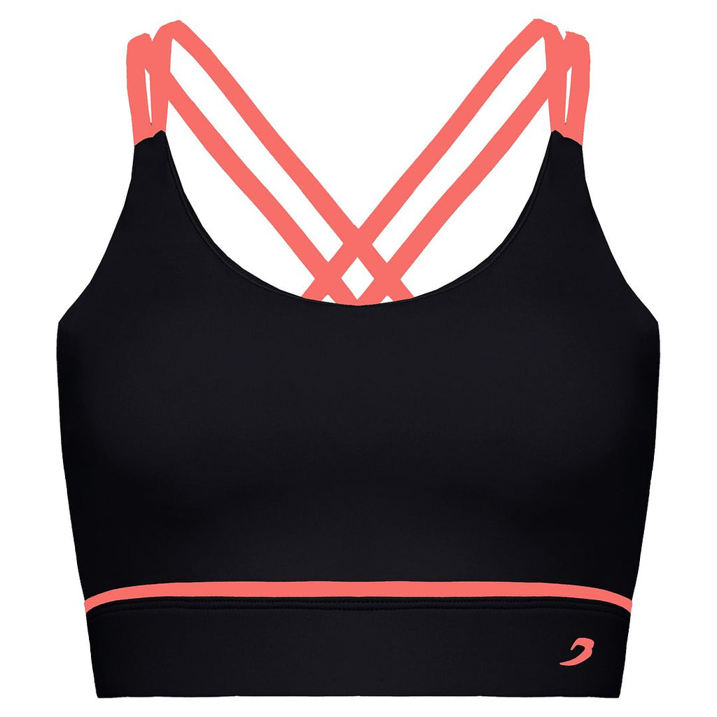 BoxRaw Valerie Womens Black Sports Bra