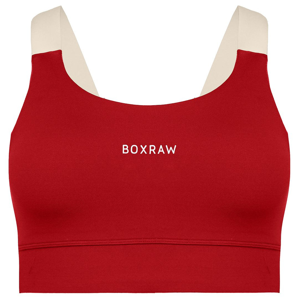 BoxRaw Alicia Womens Red Sports Bra