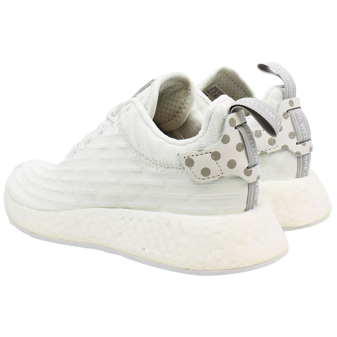 Adidas NMD_R2 Primeknit Womens White Trainers