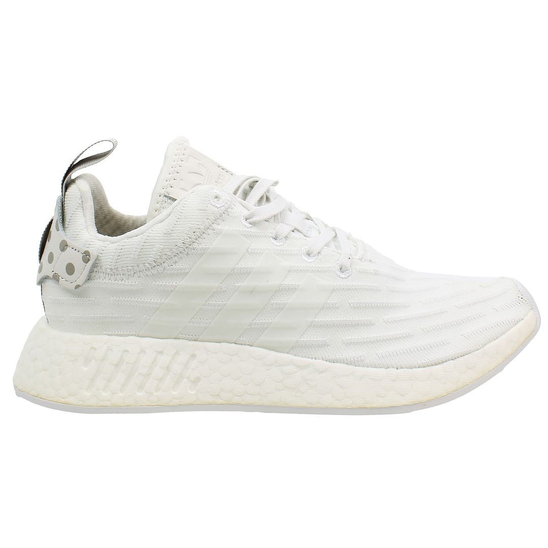 Adidas NMD_R2 Primeknit Womens White Trainers