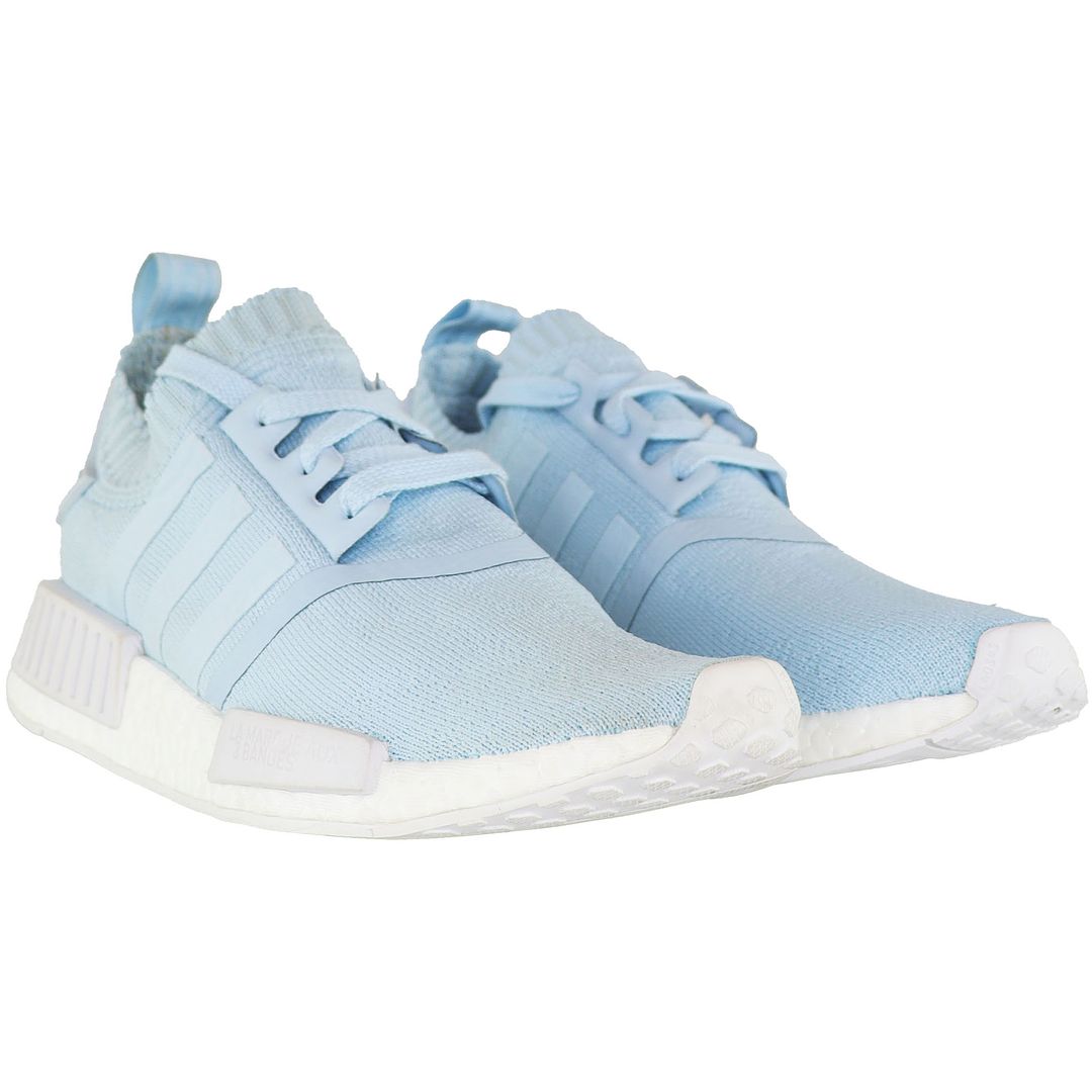 Adidas NMD_R1 Primeknit Womens Blue Trainers