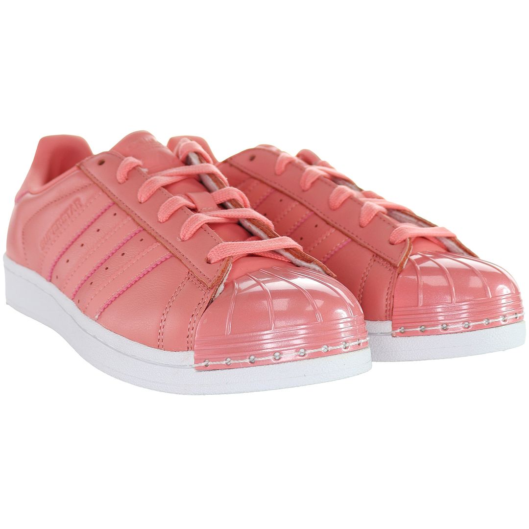 Adidas Superstar Metal Toe Womens Pink Trainers