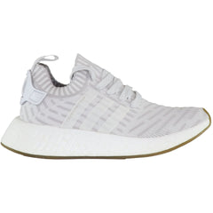 Adidas NMD_R2 Primeknit Womens Off White Running Trainers