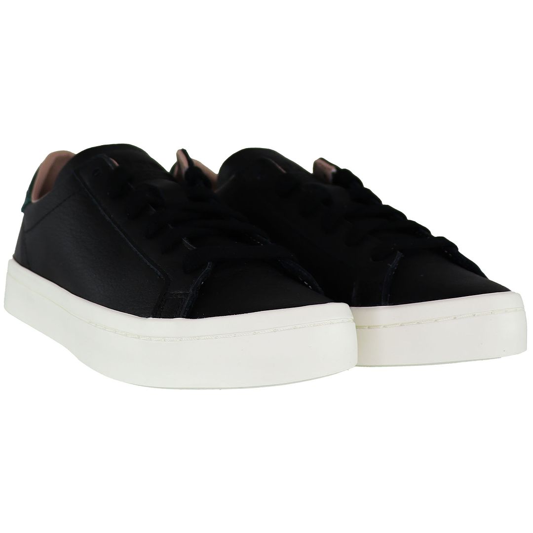 Adidas Court Vantage Womens Black Trainers