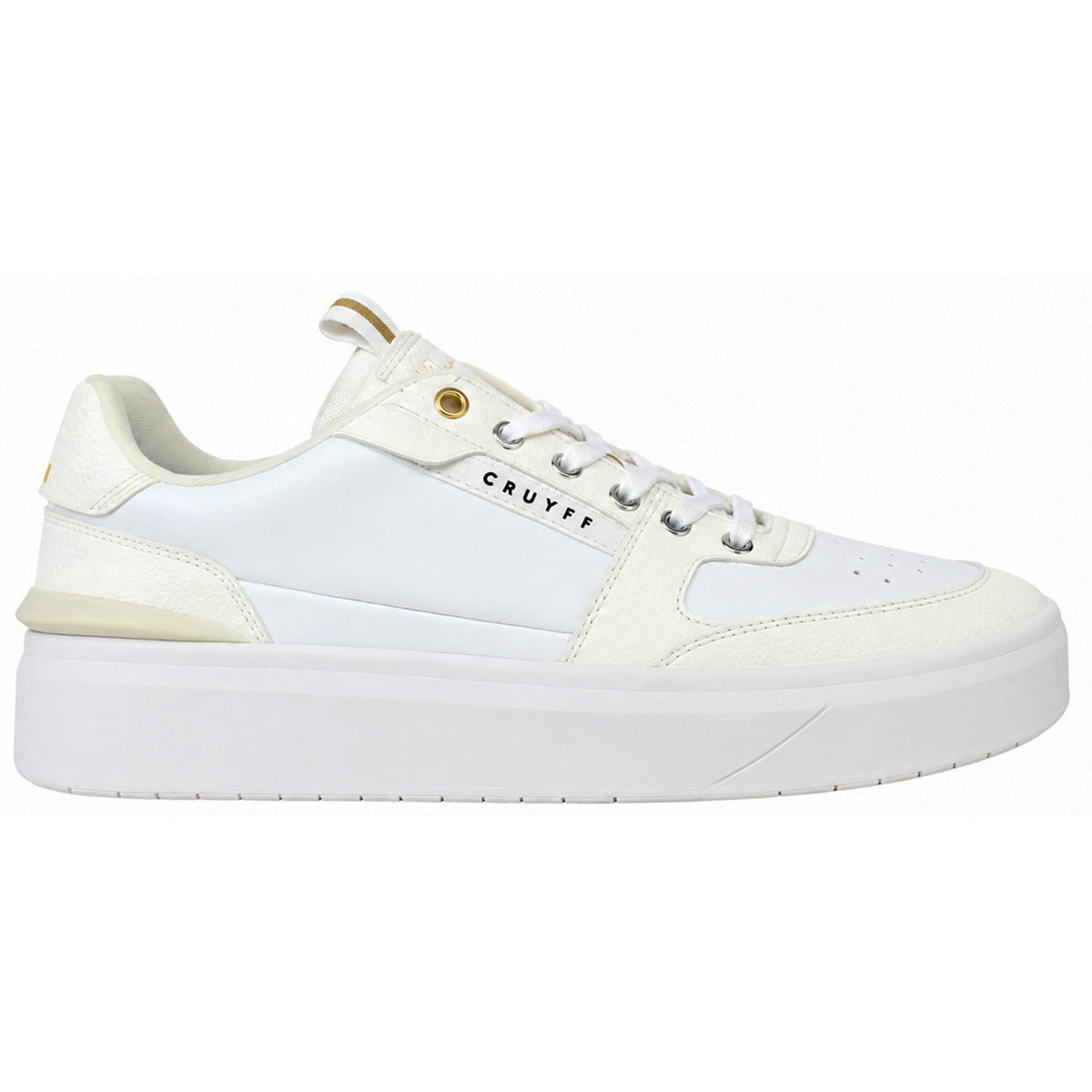 Cruyff Endorsed Tennis Mens White Trainers