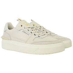 Cruyff Endorsed Tennis Mens Beige Trainers