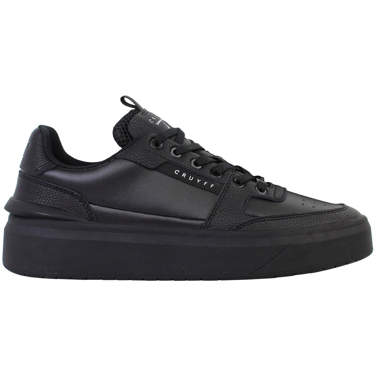 Cruyff Endorsed Tennis Mens Black Trainers