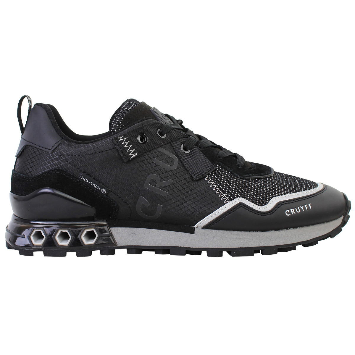 Cruyff Superbia Hex-Tech Mens Black Trainers