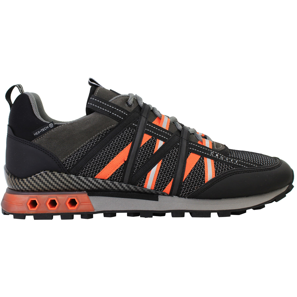Cruyff Fearia Hex-Tech Mens Black Trainers
