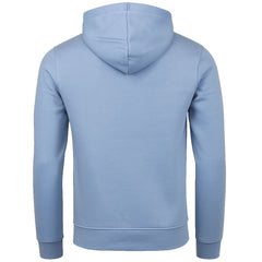 Crosshatch Kendrick Printed Mens Light Blue Hoodie