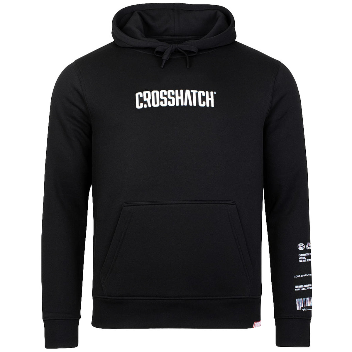 Crosshatch Bellmant Mens Black Hoodie