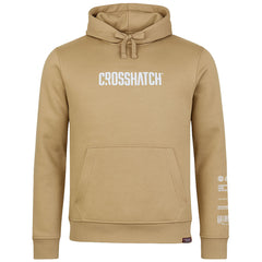 Crosshatch Bellmant Mens Stone Hoodie