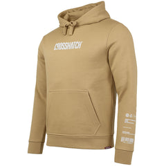 Crosshatch Bellmant Mens Stone Hoodie