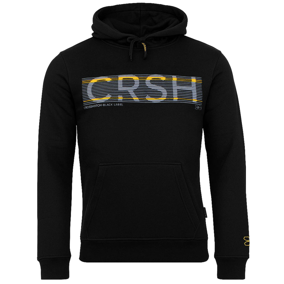 Crosshatch Goldsbury Mens Black Hoodie