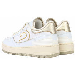 Cruyff Campo Low Kids White/Gold Trainers