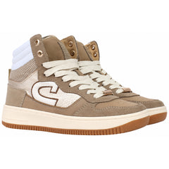 Cruyff Campo High Kids Brown Trainers